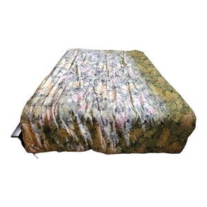 Vintage Croscill Tapestry Floral Thick Comforter Pillow Shams Bed Skirt Set Twin